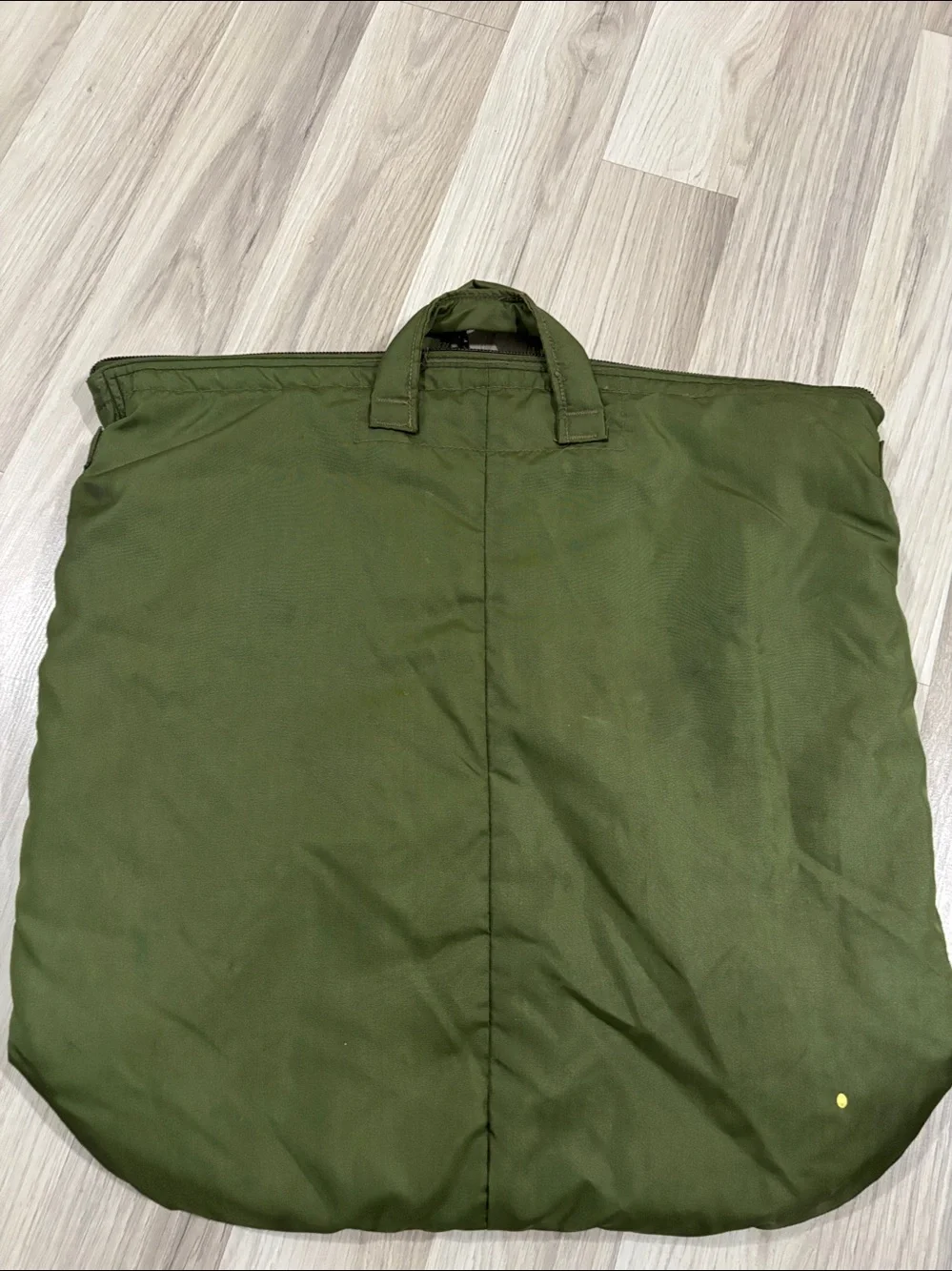 Flyers Helmet US Army Bag UNICOR Green Men's Olive Green Nylon Tote